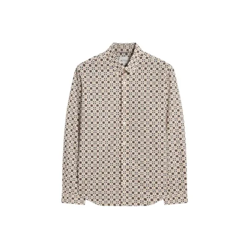 BEN SHERMAN Туманный Мужская Рубашка