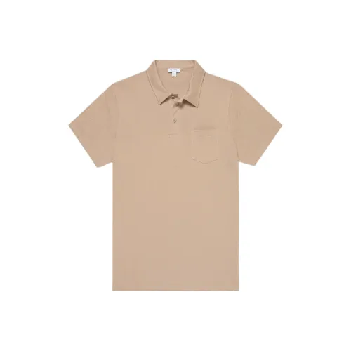 SUNSPEL Light Brown Men's Polo