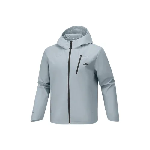 Skechers Wind Серый 02N6 Мужская Куртка
