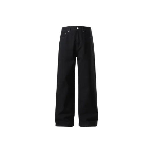 A.B.X Черные Унисекс Джинсы