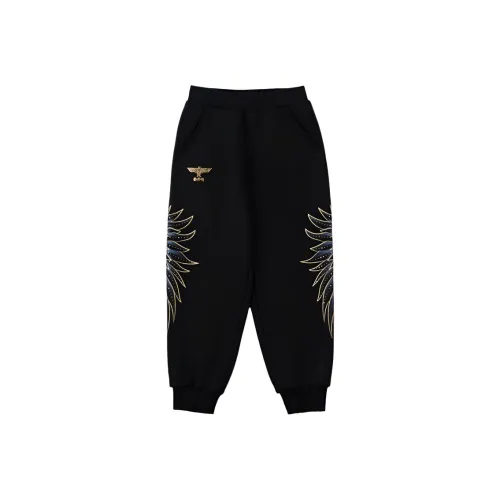 BOY JUNIOR Черные KIDS Спортивные брюки