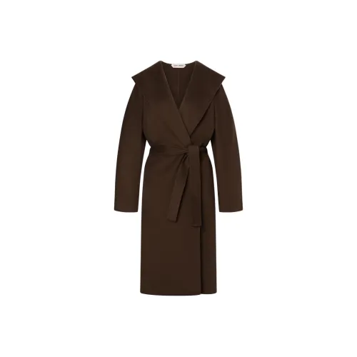 ALBERTA FERRETTI Коричневое Женское Пальто