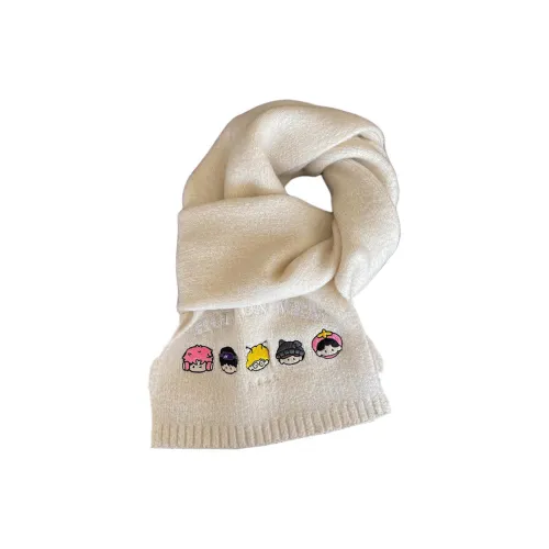 NOMK Полиэстер Трикотаж Шарфы Унисекс Многоцветный