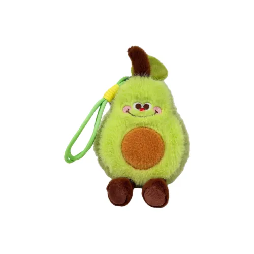 PUDOWRABBIT Милый Креативный Мультяшный Фрукты и Овощи Авокадо Ароматерапия Украшение Плюшевый Брелок 14 см Длина Тела