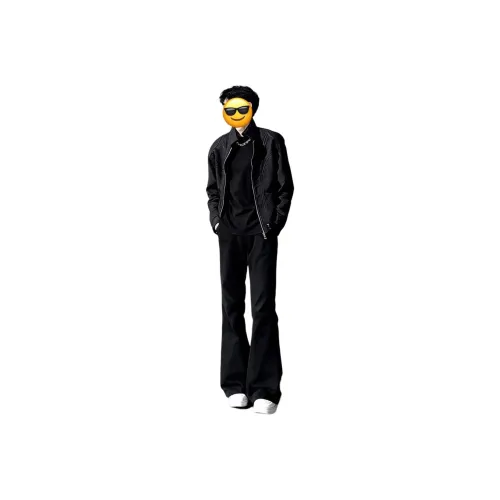 XUBAIHUO Черные Унисекс Джинсы