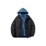 Чёрный (Синий капюшон)