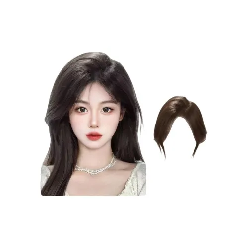 MUSINA Перука с натуральным волосом Топ Наращивание волос для объема Высокий темный объем