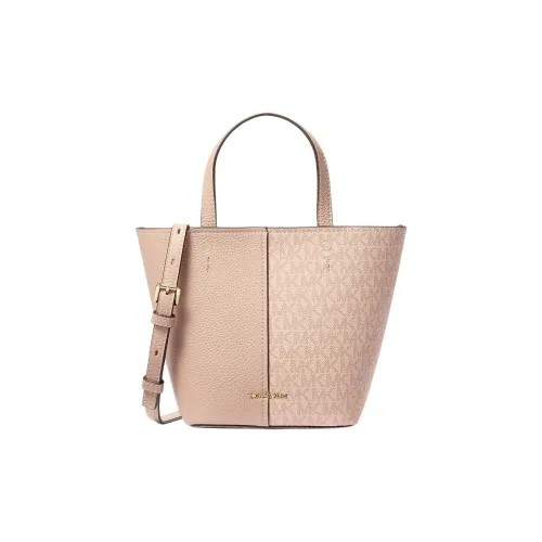 MICHAEL KORS Покрытый холст Тоут Сумка Сумка для покупок Сумка на плечо Сумка среднего размера Женская Розовая