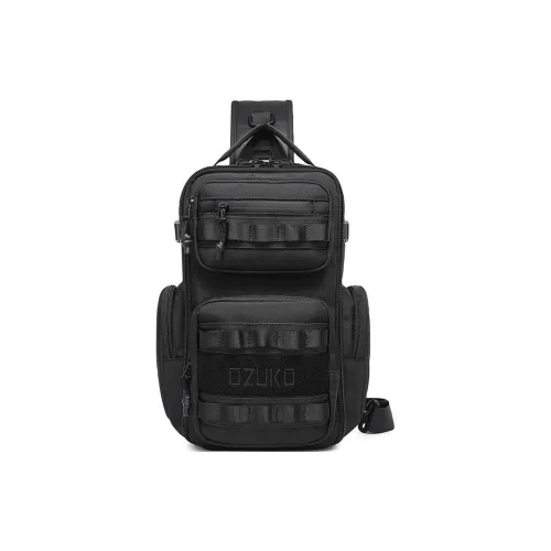 VIHUS X OZUKO Oxford Sling Bag Standard Men's Black