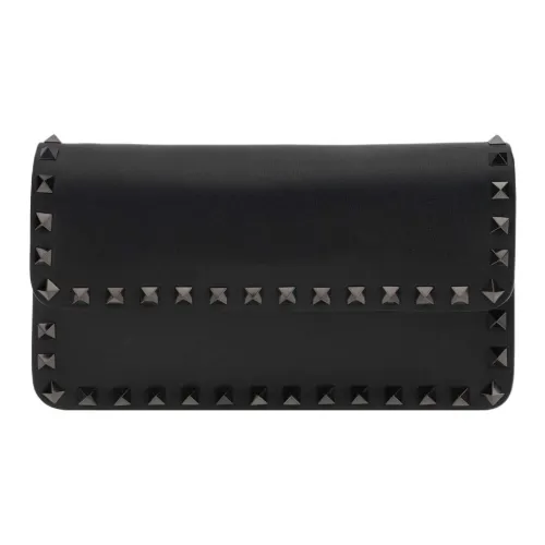 Valentino Rockstud Сумка через плечо из коровьей кожи Женская Черная