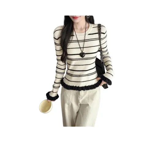 VENICEW Белый С подарками V Бренд Наклейка Женские Трикотаж