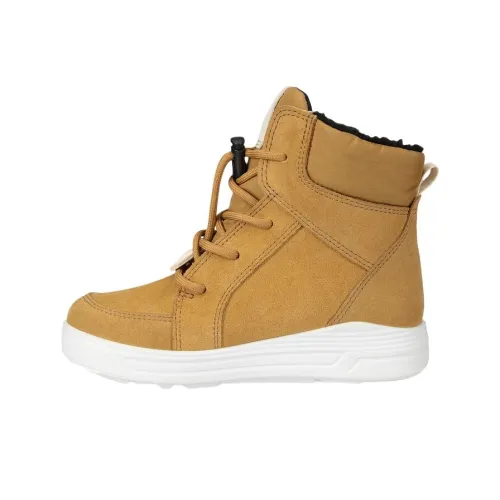 Ecco Городской СНОУБОАРД Водонепроницаемый Высокий Топ Повседневная обувь Женская Желтая