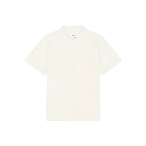 OBEY Белые Мужские Рубашки