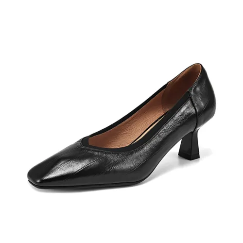 Zi Xiao Средний каблук Обувь без подкладки Женская