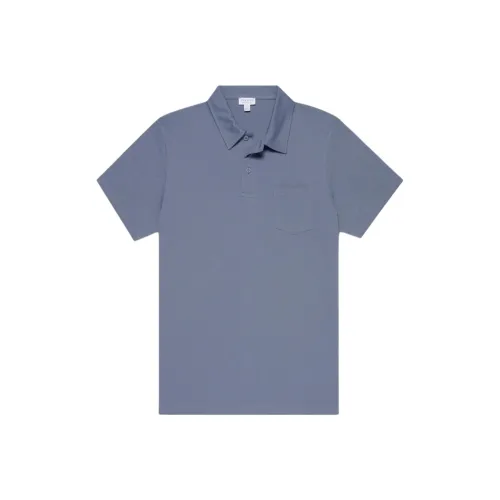 SUNSPEL Джинсовый Синий Мужское Поло