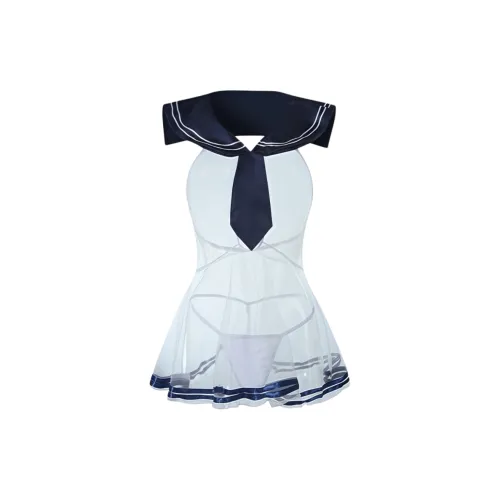 FAVMARTHA Blue Женские Ночные сорочки