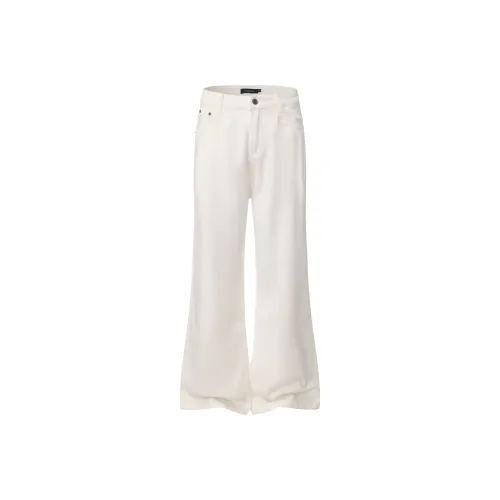 GROTEQUEL Белый Унисекс Джинсы