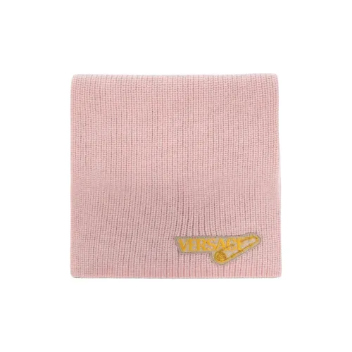 VERSACE Новая шерсть вискоза полиэстер трикотаж шарфы детский розовый