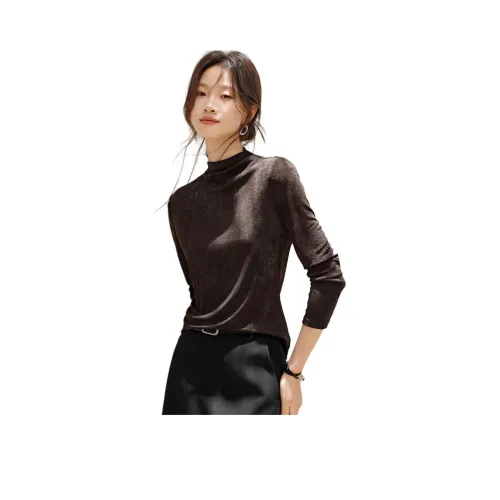 Mo Han Yi Mei Кофе Красный Женские Трикотаж