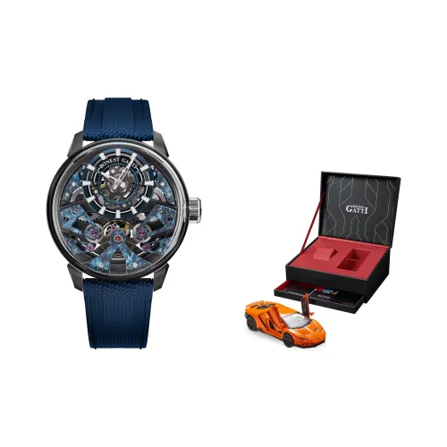 BONEST GATTI Автоматический механический механизм Часы Мужские Черный циферблат