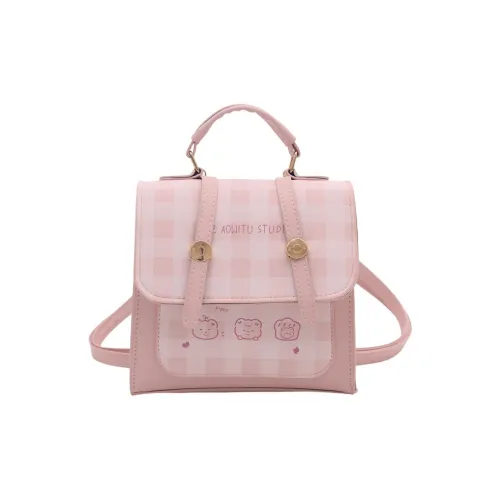 Villelon ПУ (полиуретан) Рюкзак Стандартный Унисекс Розовый Белый