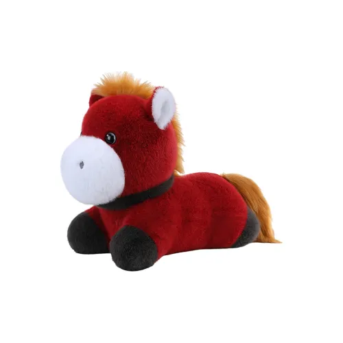 Happy Fish Zhu Красный Dudu Toy Китайский зодиак Настоящие Домашние Сувениры и Украшения Куклы Плюшевая кукла 20см 30см 40см 50см Длина тела