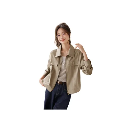 Mo Han Yi Mei Укороченное пальто женское