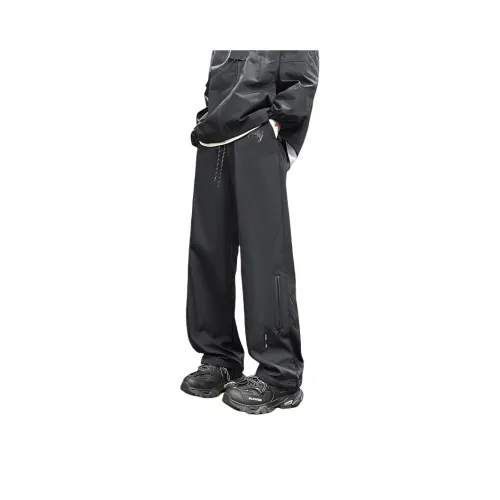 SRKJ Black Unisex Casual Pants SRKJ Черные Унисекс Повседневные Штаны