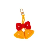 Плюшевый рождественский колокол, украшение - красный