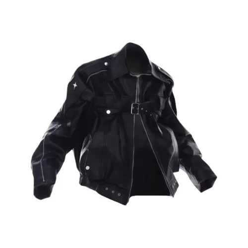 BANKONGSHAN Кожа Куртка Унисекс