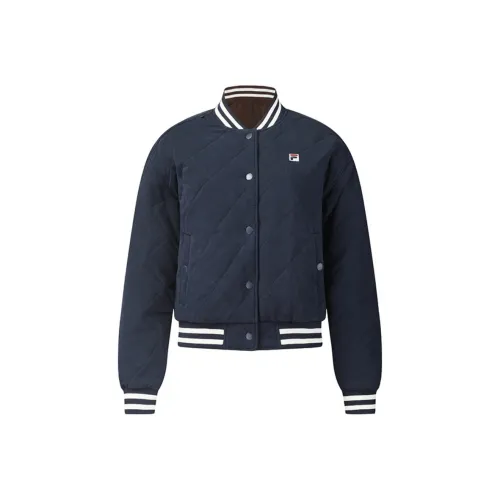 FILA Теннис Бейсбольная куртка Женские Медвежонок Belly Коричневый