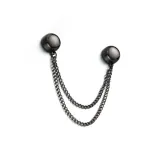 Магнитный, цепочка, подвеска (черный)