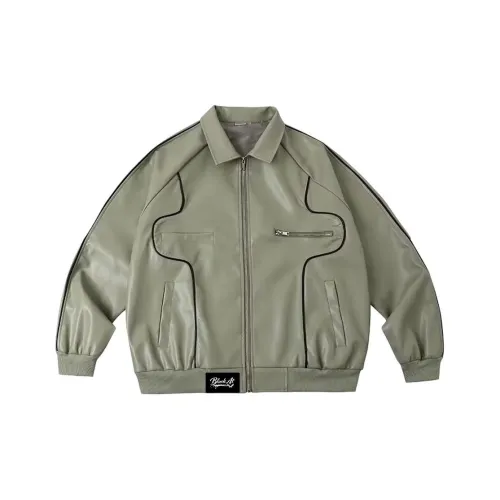 BLACK AT Зеленый Унисекс Куртки