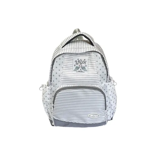 Villelon Нейлон Рюкзак Стандартный Унисекс Белый