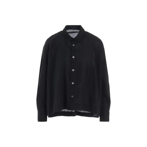 Yohji Yamamoto Femme FW25 Cotton LAWN BIG BLOUSE Рубашка Женская