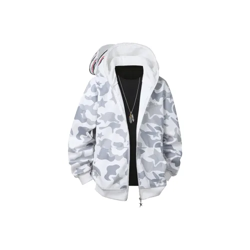 KNOW EVERY Камуфляж Двойная Кепка Вышивка Женские Свитшоты