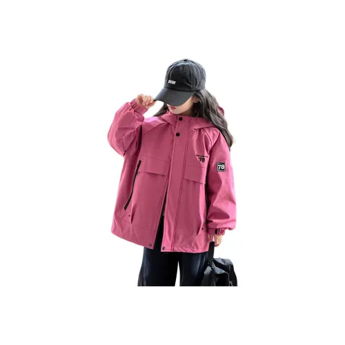 Синий цвет. Утепленный 3 в 1 ветровка с подкладкой пальто KIDS топы