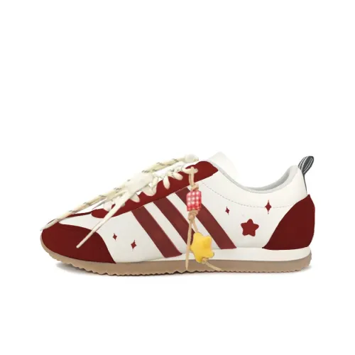 Adidas VS JOG 2,0 Berry Star JOURNEY Low Топ German Army Кроссовки Женские Burgundy