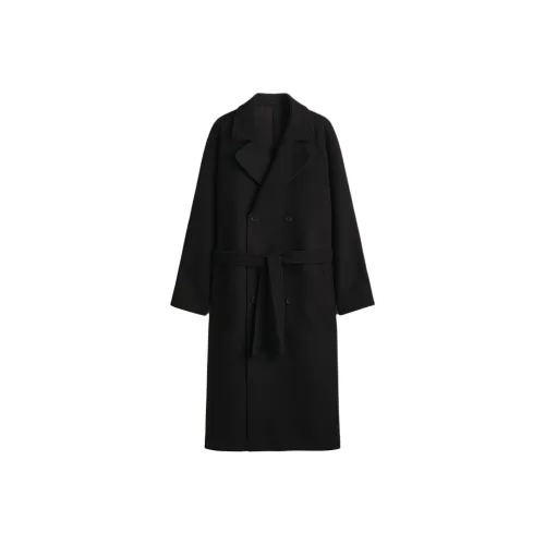 H M Черное Мужское Пальто