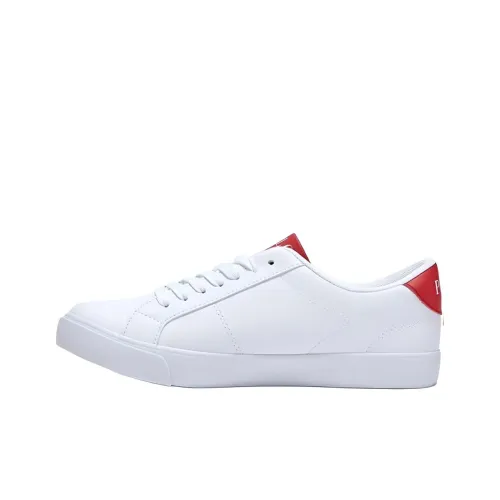 Polo Ralph Lauren Teron IV Low Топ Кроссовки для скейтбординга Женские Белые Красные