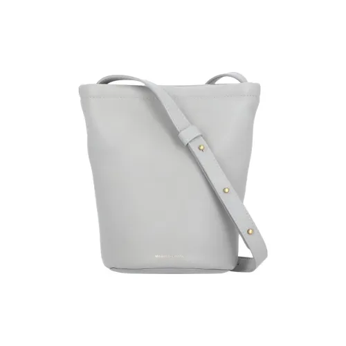 MANSUR GAVRIEL Телячья кожа Ведрообразные сумки Сумки через плечо Сумка через плечо Женская Серый
