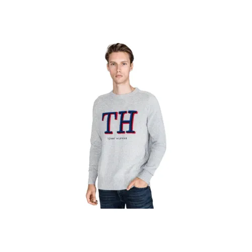 Tommy Hilfiger Серые Мужские Свитера