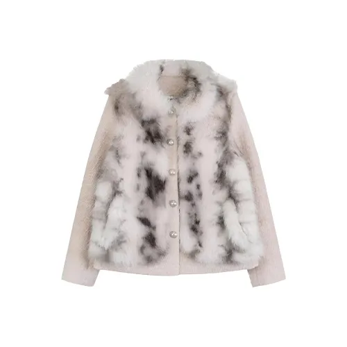 ORANDOR WEAR Серый Розовый Женский Мех