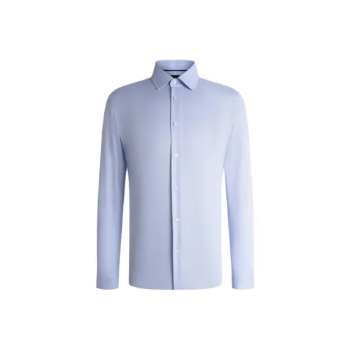 Hugo Boss Светло-Синие Мужские Рубашки
