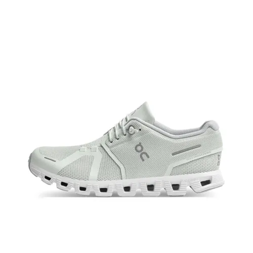 On Cloud 5 Амортизаторы Slip-on Дышащий Низкий Топ Casual Женские Ice White