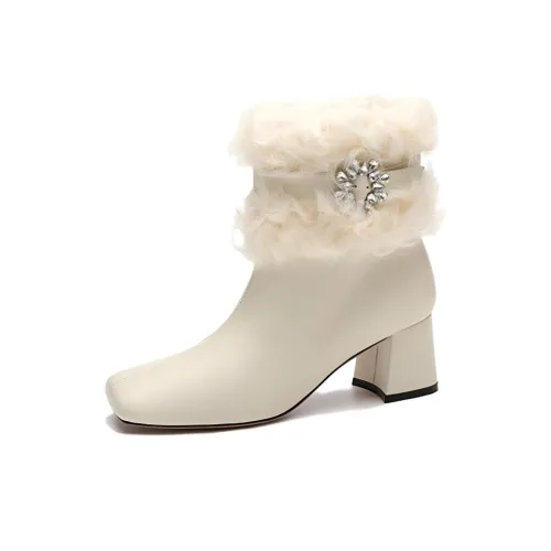 V5 VIWUVIFIVE Ботильоны 5,5 см Женские Облачный Белый