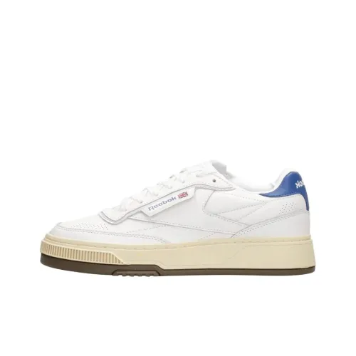 REEBOK Club C Дышащие Низкие Кроссовки для Скейтбординга Мужские Белые