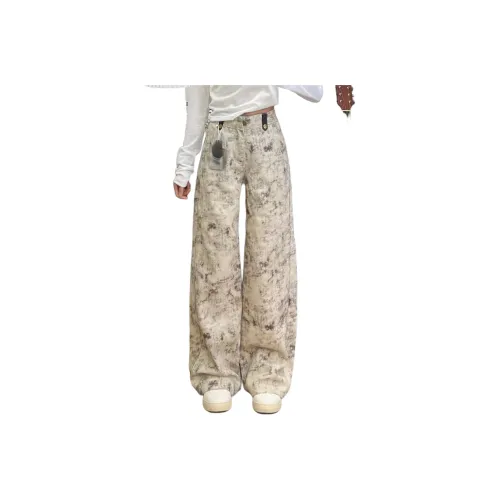 GOSNACE Принт Tie Dye Женские Джинсы