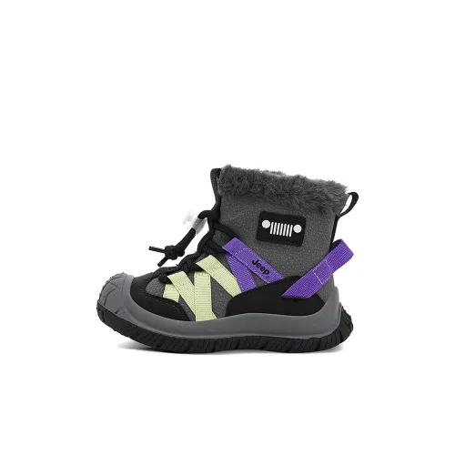 Jeep Children's Хлопок Обувь Черный Серый Зеленый Детский