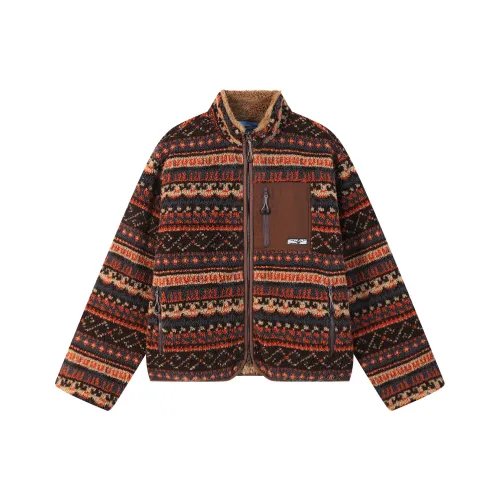 NewJnxs Fair Island Night Бархат Feel Пальто Унисекс